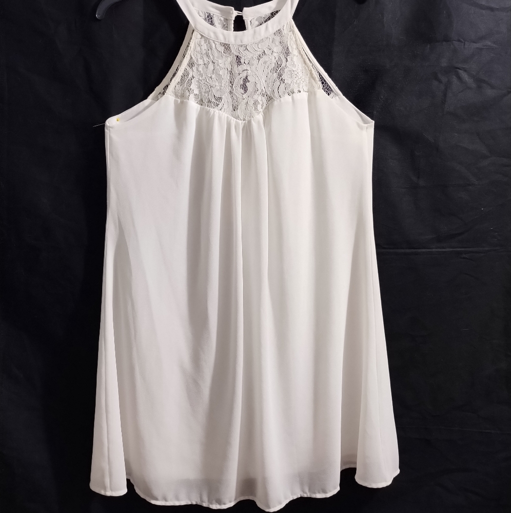 Vanberfia Woman's size XL Lace sleeveless Dress NWT